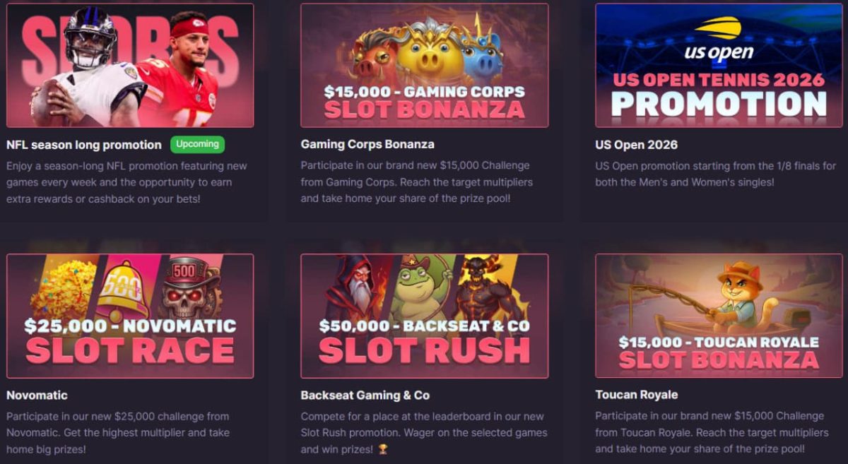 Bonusy v Casino 500: welcome bonus, cashback a VIP program image 1